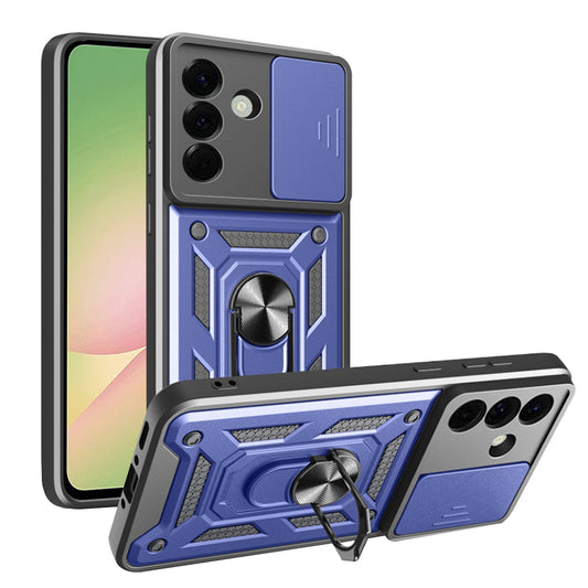 Cover til Samsung Galaxy A56 A566, Techsuit, CamShield, Blå