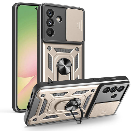 Cover til Samsung Galaxy A56 A566, Techsuit, CamShield, Guld