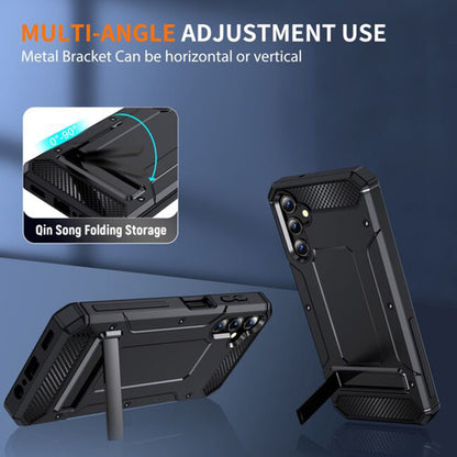 Cover til Samsung Galaxy A56 A566, Techsuit, Hybrid Armor, Sort