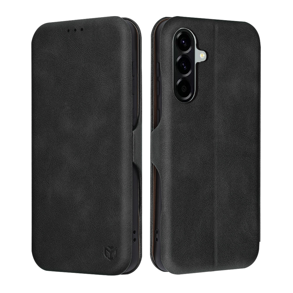 Cover til Samsung Galaxy A56 A566, Techsuit, Safe Wallet Plus, Sort
