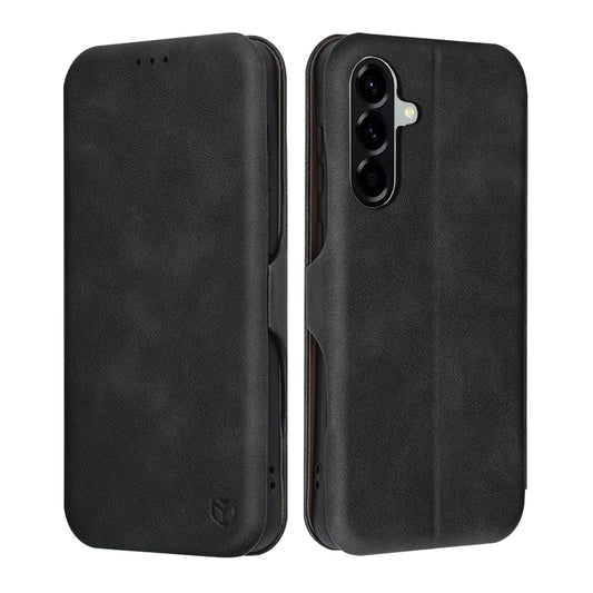 Cover til Samsung Galaxy A56 A566, Techsuit, Safe Wallet Plus, Sort