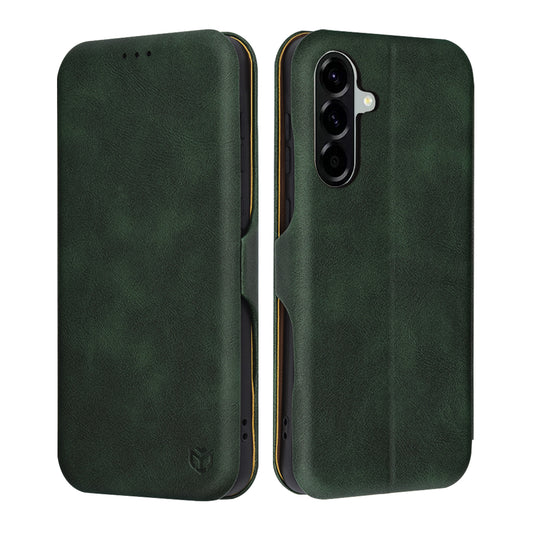 Cover til Samsung Galaxy A56 A566, Techsuit, Safe Wallet Plus, Grøn