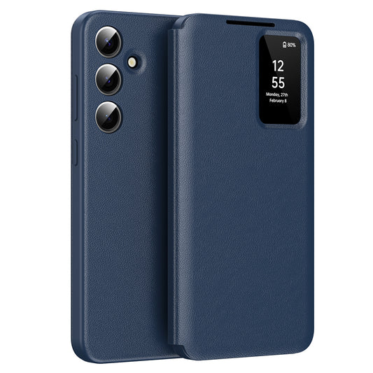 Cover til Samsung Galaxy A56 A566, Techsuit, SmartView, Blå