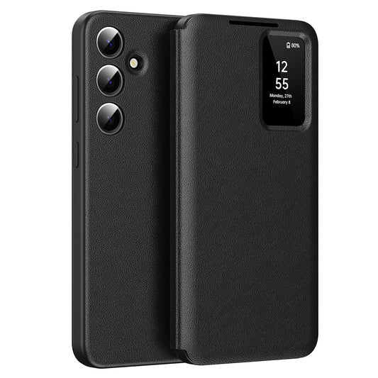 Cover til Samsung Galaxy A56 A566, Techsuit, SmartView, Sort