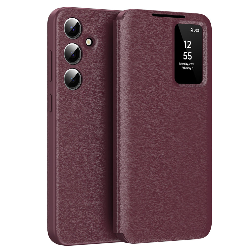 Cover til Samsung Galaxy A56 A566, Techsuit, SmartView, Rød