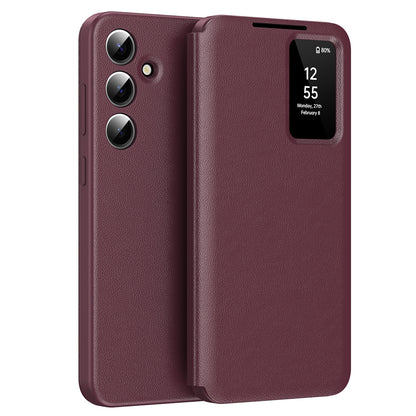 Cover til Samsung Galaxy A56 A566, Techsuit, SmartView, Rød
