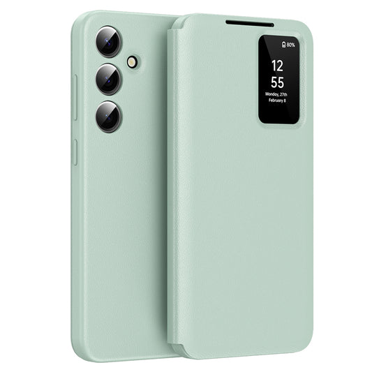 Cover til Samsung Galaxy A56 A566, Techsuit, SmartView, Grøn