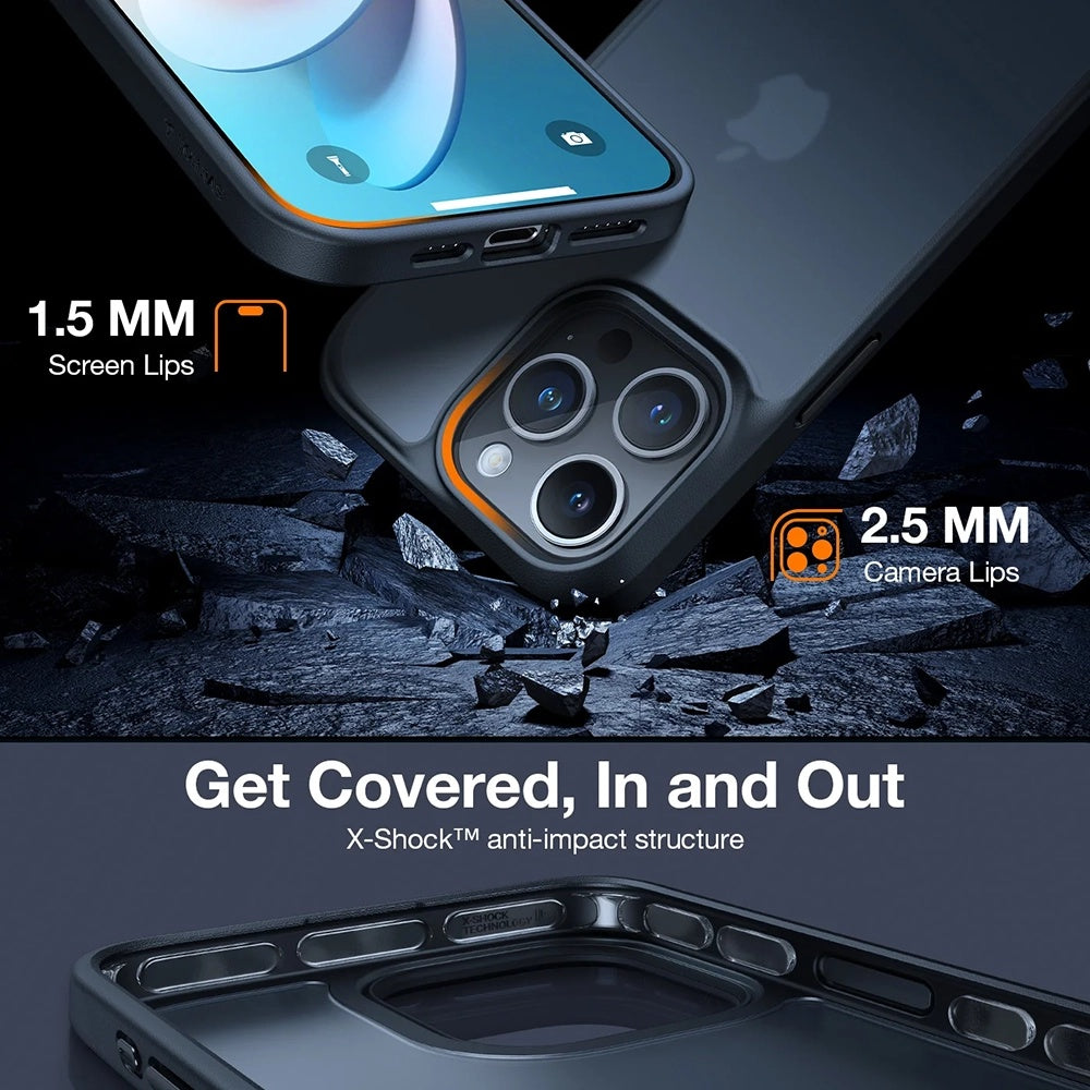 Case for Samsung Galaxy A56 A566, Torras, Guardian, Black