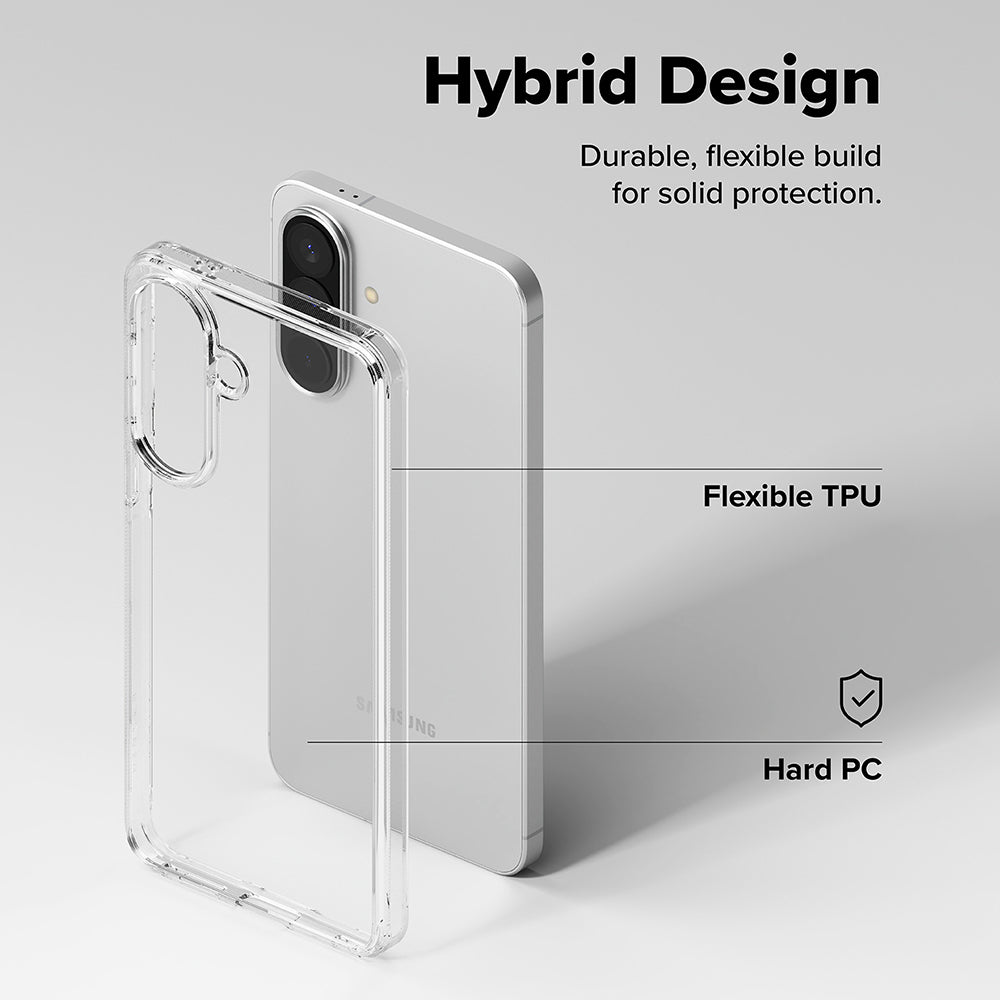 Etui til Samsung Galaxy A57 5G, Ringke, Fusion, Gennemsigtig