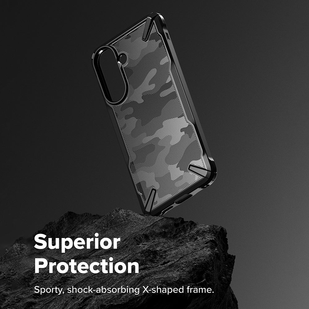 Etui til Samsung Galaxy A57 5G, Ringke, Fusion X, Camouflage