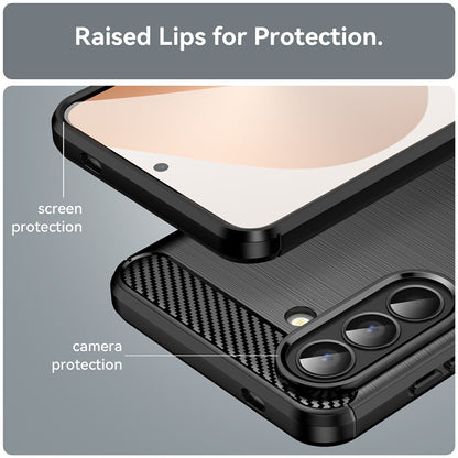 Etui til Samsung Galaxy A57 5G, Techsuit, Carbon, Sort