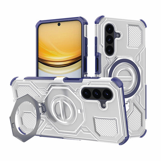 Case for Samsung Galaxy A57 5G, Techsuit, Carbon Shield Pro, Blue