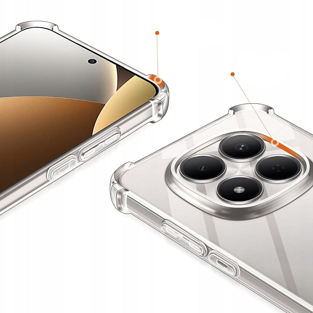 Etui til Samsung Galaxy A57 5G, Techsuit, Shockproof Clear, Gennemsigtig