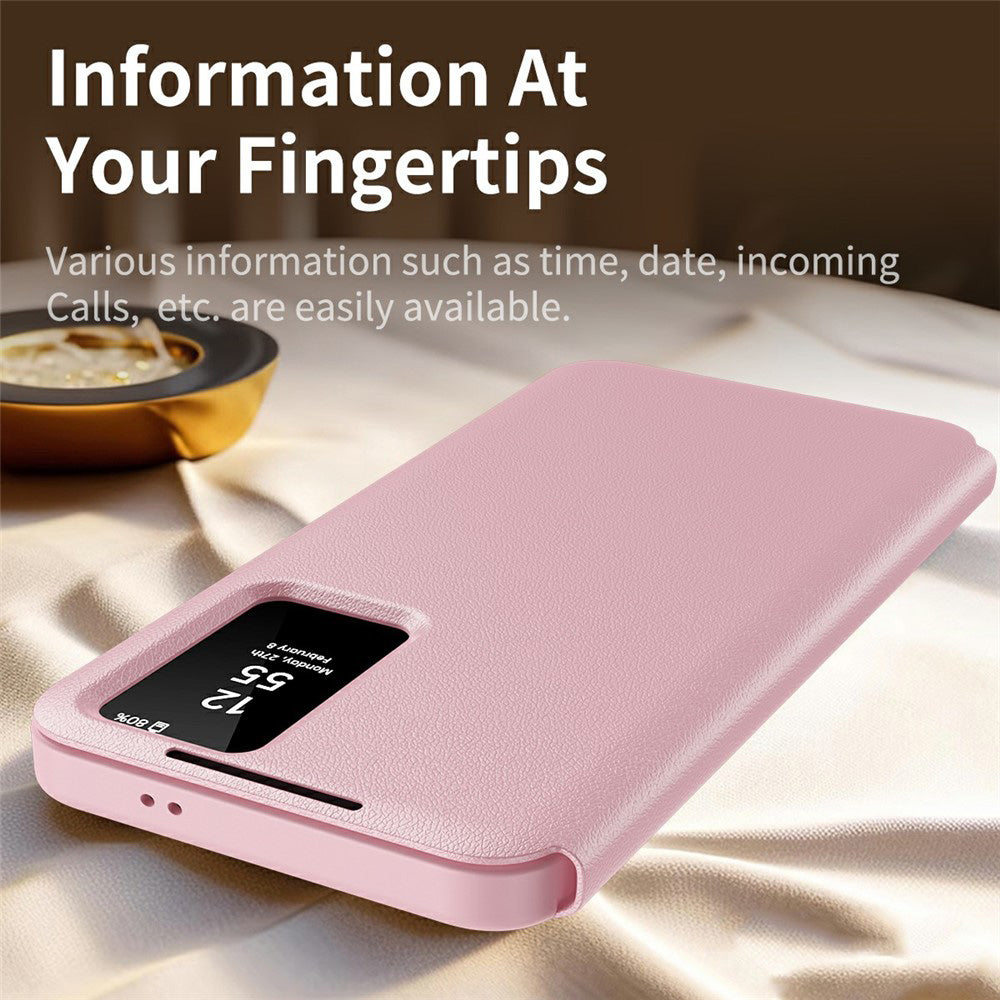 Etui til Samsung Galaxy A57 5G, Techsuit, SmartView, Pink