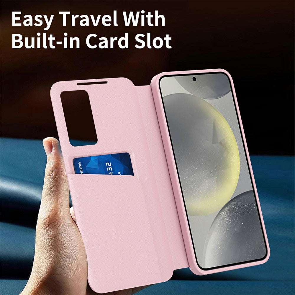 Etui til Samsung Galaxy A57 5G, Techsuit, SmartView, Pink