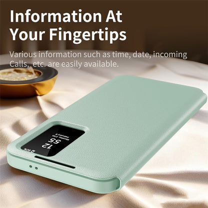 Case for Samsung Galaxy A57 5G, Techsuit, SmartView, Green