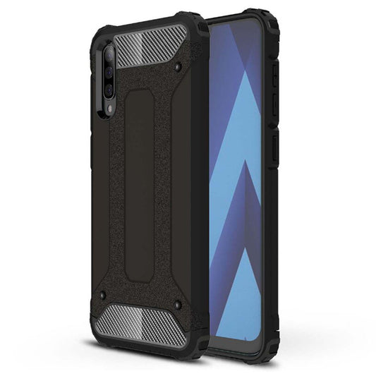 Cover til Samsung Galaxy A70s A707 / A70 A705, Techsuit, Hybrid Armor, Sort