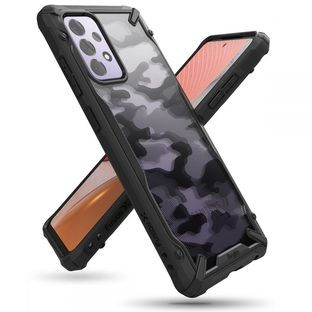 Etui til Samsung Galaxy A72 A725 / A72 5G A726, Ringke, Fusion X Design, Camouflage