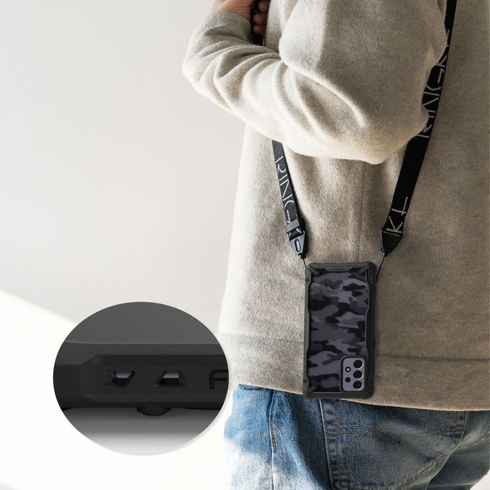 Etui til Samsung Galaxy A72 A725 / A72 5G A726, Ringke, Fusion X Design, Camouflage