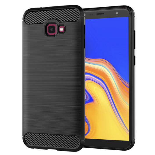 Cover til Samsung Galaxy J4 Plus (2018) J415, Techsuit, Carbon, Sort