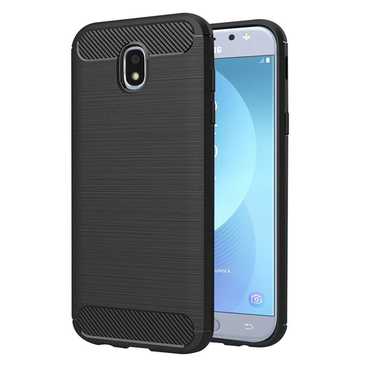 Cover til Samsung Galaxy J5 (2017) J530, Techsuit, Carbon, Sort