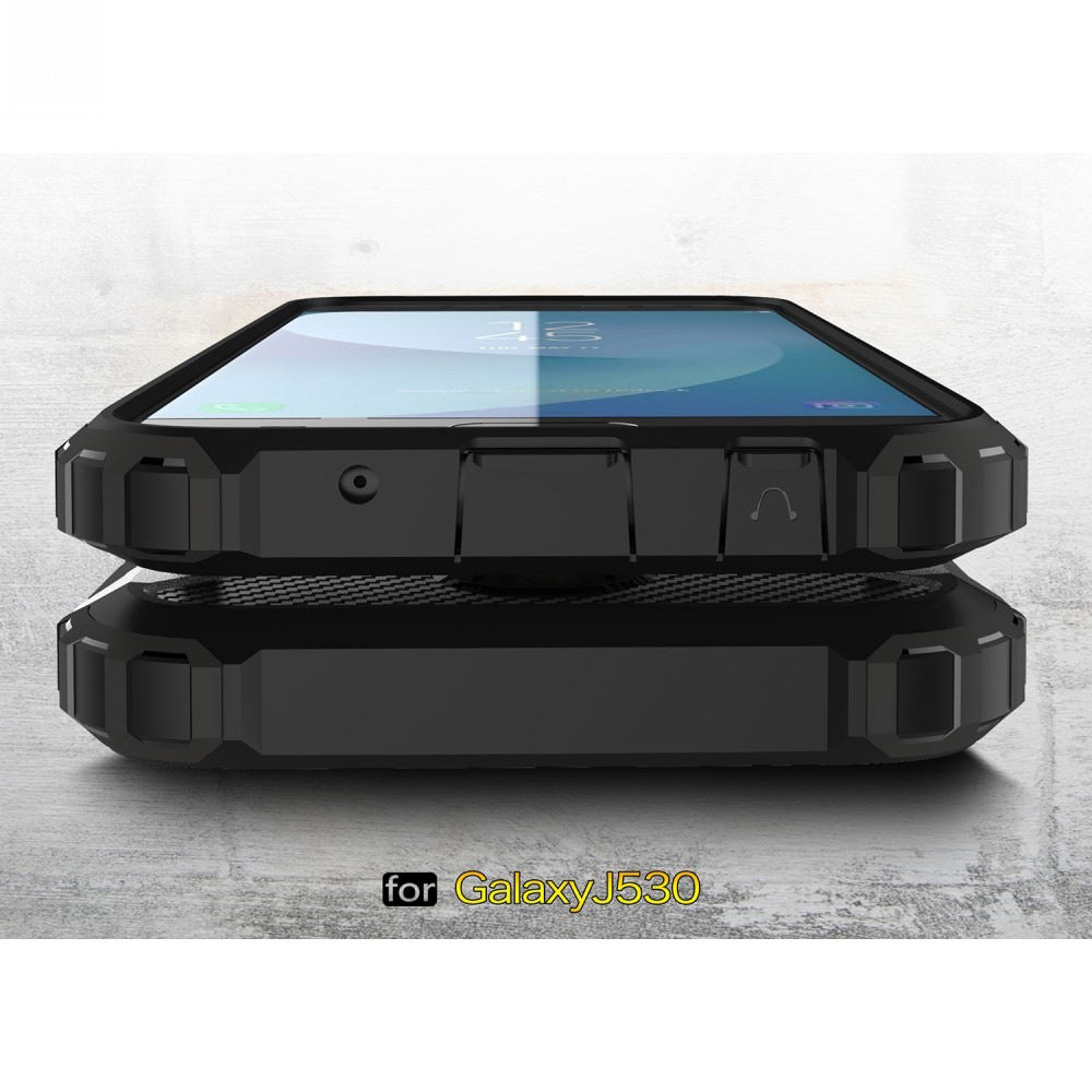 Cover til Samsung Galaxy J5 (2017) J530, Techsuit, Hybrid Armor, Sort