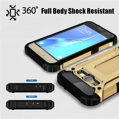 Cover til Samsung Galaxy J5 J500, Techsuit, Hybrid Armor, Sort