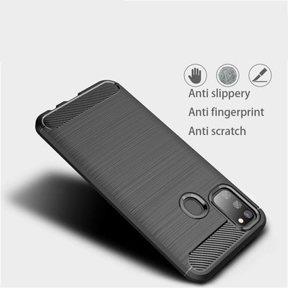 Cover til Samsung Galaxy M21 M215 / M30s M307, Techsuit, Carbon, Sort