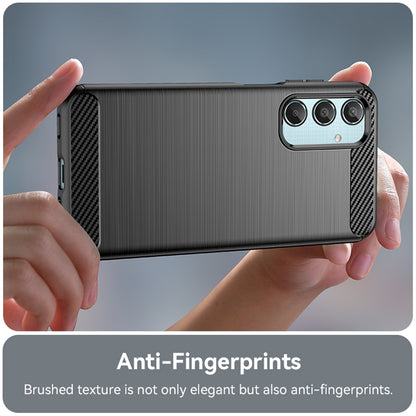 Cover til Samsung Galaxy M35, Techsuit, Carbon, Sort