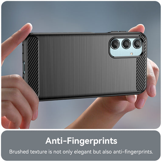 Cover til Samsung Galaxy M35, Techsuit, Carbon, Sort