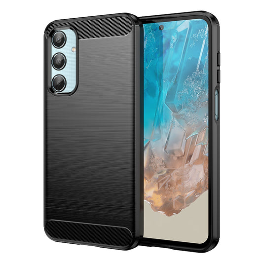 Cover til Samsung Galaxy M35, Techsuit, Carbon, Sort