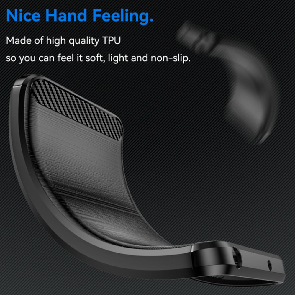 Cover til Samsung Galaxy M35, Techsuit, Carbon, Sort