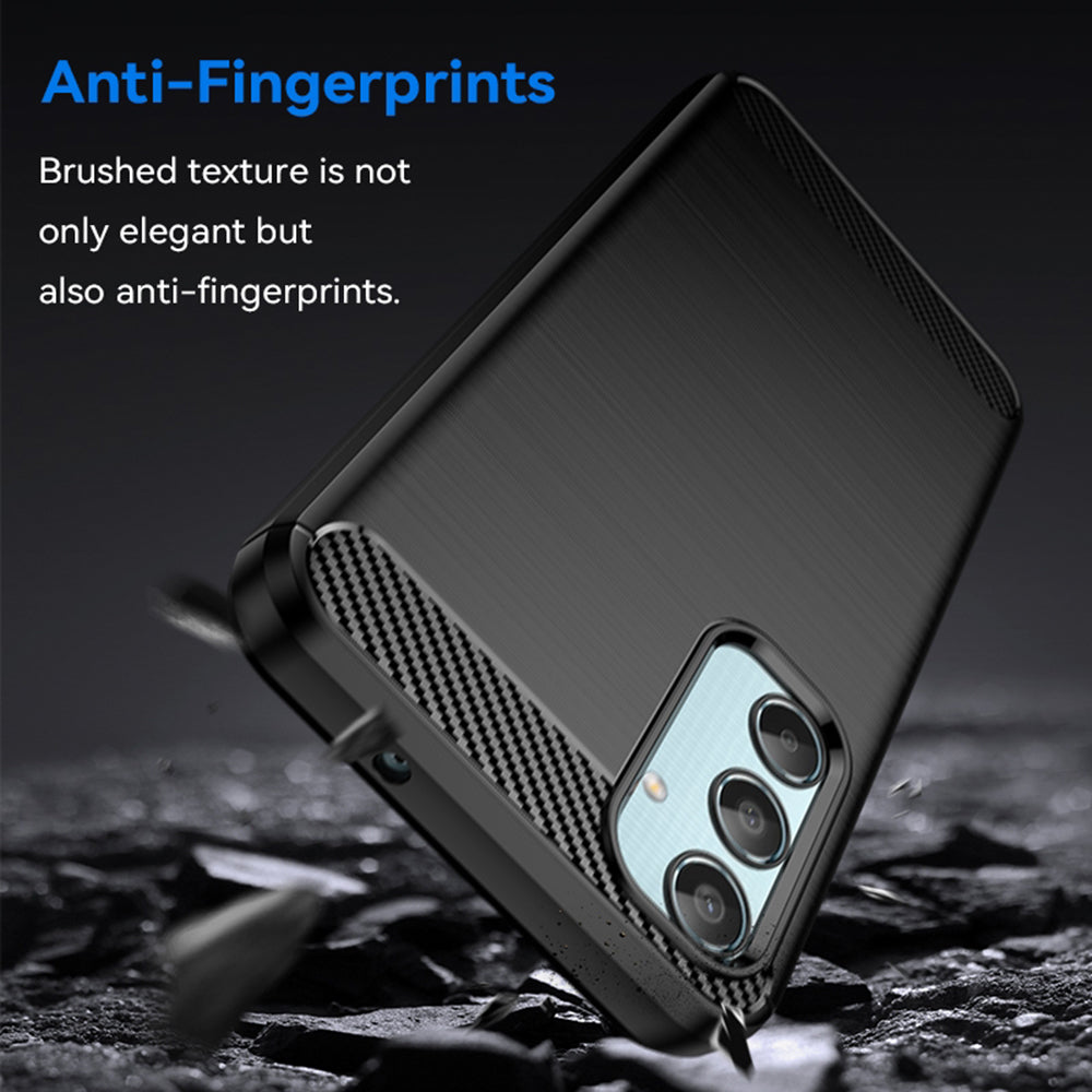 Cover til Samsung Galaxy M35, Techsuit, Carbon, Sort