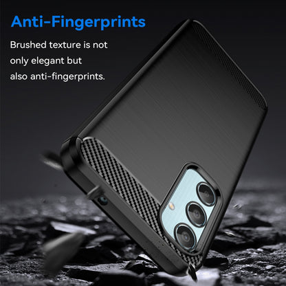 Cover til Samsung Galaxy M35, Techsuit, Carbon, Sort