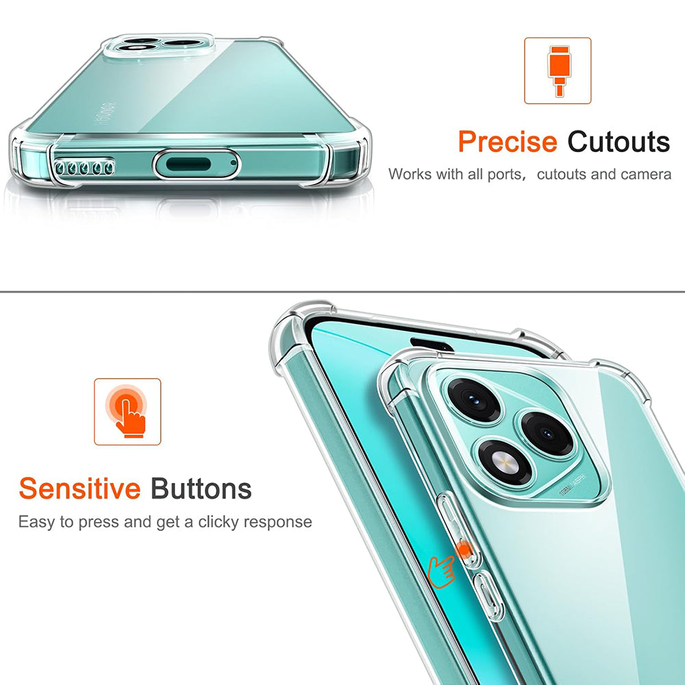 Cover til Samsung Galaxy M56 M566, Techsuit, Stødabsorberende Klar, Transparent