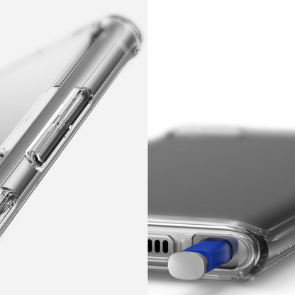 Etui til Samsung Galaxy Note 10+ 5G N976 / Note 10+ N975, Ringke, Fusion, Gennemsigtig