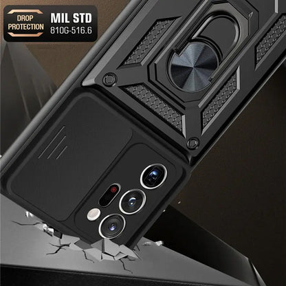 Cover til Samsung Galaxy Note 20 Ultra 5G N986 / Note 20 Ultra N985, Techsuit, CamShield, Sort