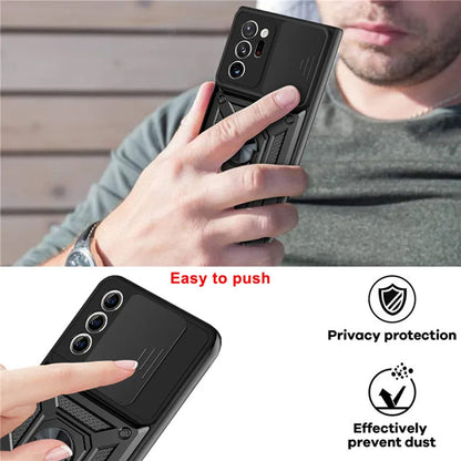 Cover til Samsung Galaxy Note 20 Ultra 5G N986 / Note 20 Ultra N985, Techsuit, CamShield, Sort