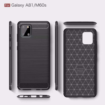 Cover til Samsung Galaxy Note10 Lite N770, Techsuit, Carbon, Sort