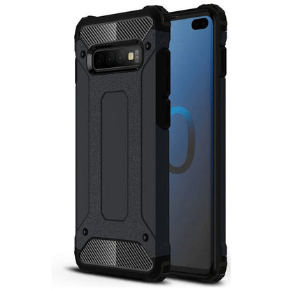 Cover til Samsung Galaxy S10 G973, Techsuit, Hybrid Armor, Sort