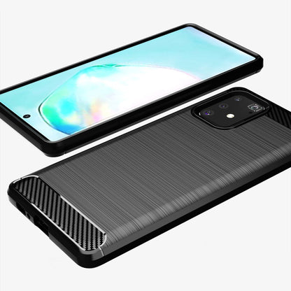 Cover til Samsung Galaxy S10 Lite G770, Techsuit, Carbon, Sort