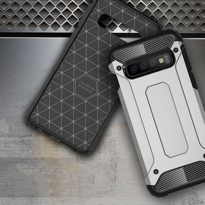 Cover til Samsung Galaxy S10+ G975, Techsuit, Hybrid Armor, Sort