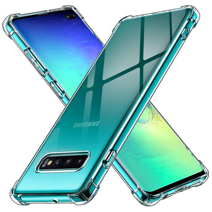 Cover til Samsung Galaxy S10+ G975, Techsuit, Shockproof Clear, Transparent