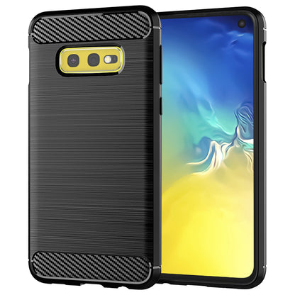 Cover til Samsung Galaxy S10e G970, Techsuit, Carbon, Sort