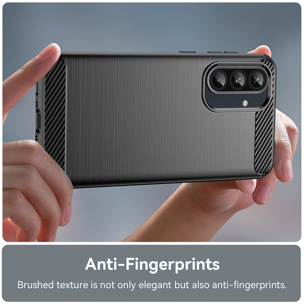 Cover til Samsung Galaxy S10e G970, Techsuit, Carbon, Sort