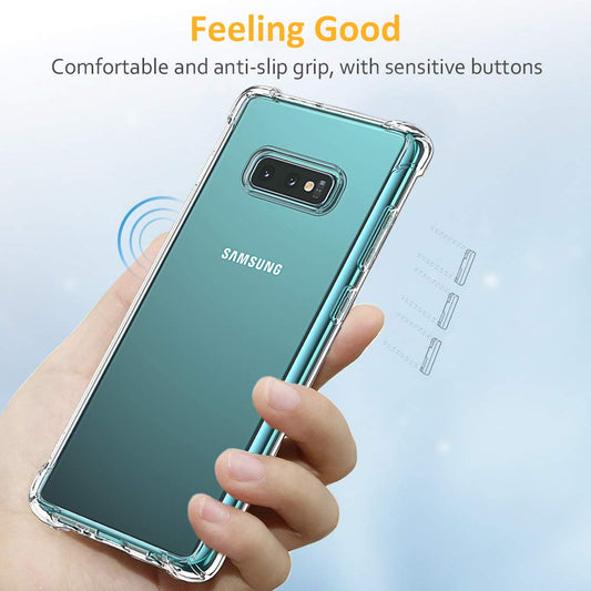 Cover til Samsung Galaxy S10e G970, Techsuit, Stødabsorberende Klar, Transparent
