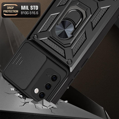 Cover til Samsung Galaxy S20 5G G981 / S20 G980, Techsuit, CamShield, Sort