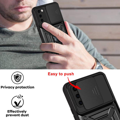 Cover til Samsung Galaxy S20 5G G981 / S20 G980, Techsuit, CamShield, Sort