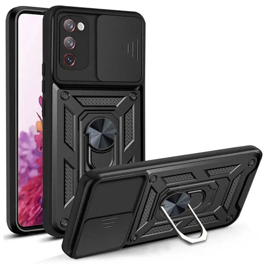 Cover til Samsung Galaxy S20 FE 2022 G781 / S20 FE 5G G781 / S20 FE G780, Techsuit, CamShield, Sort