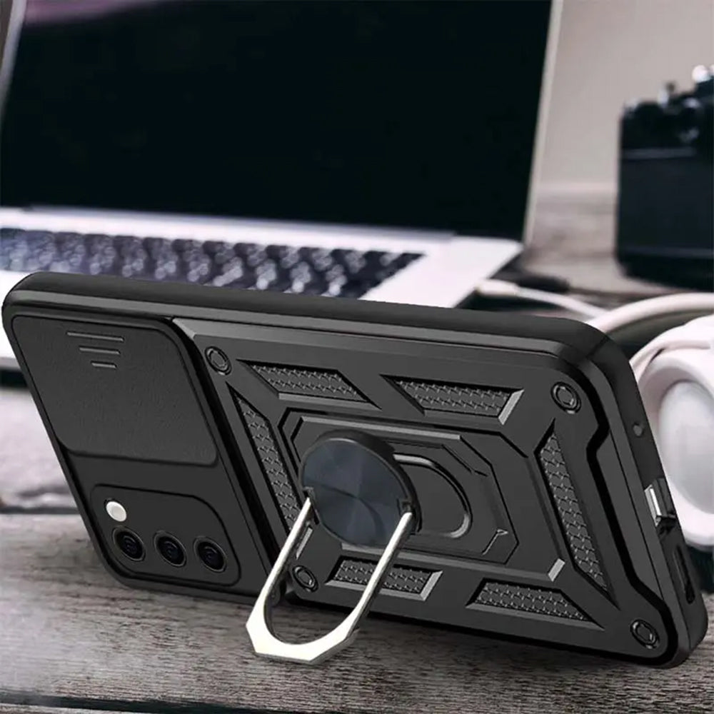 Cover til Samsung Galaxy S20 FE 2022 G781 / S20 FE 5G G781 / S20 FE G780, Techsuit, CamShield, Sort